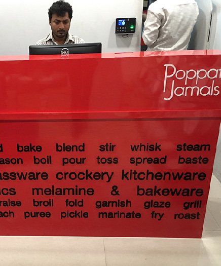 Poppat Jamals signage project image 3
